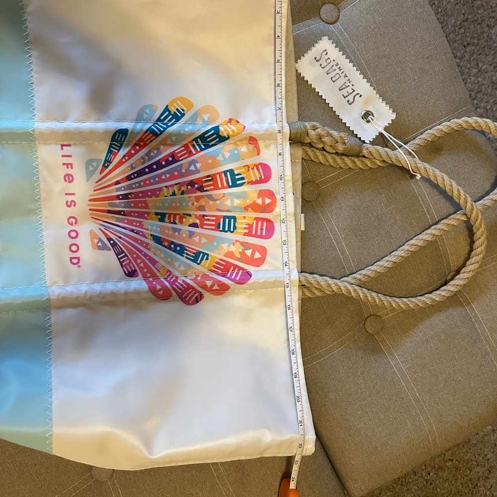 Sea Bags X Life is Good Collab Large Tote - Picture 9 of 10